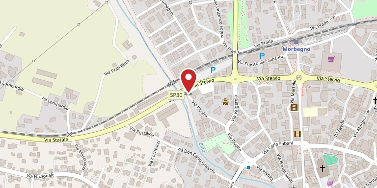 Mappa di Bormesco: il segnaposto indica Salone Silvia